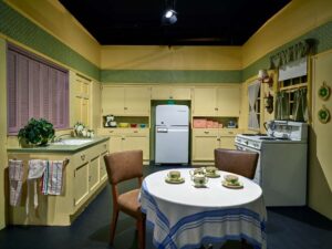 Ensemble reproduit de la cuisine I Love Lucy